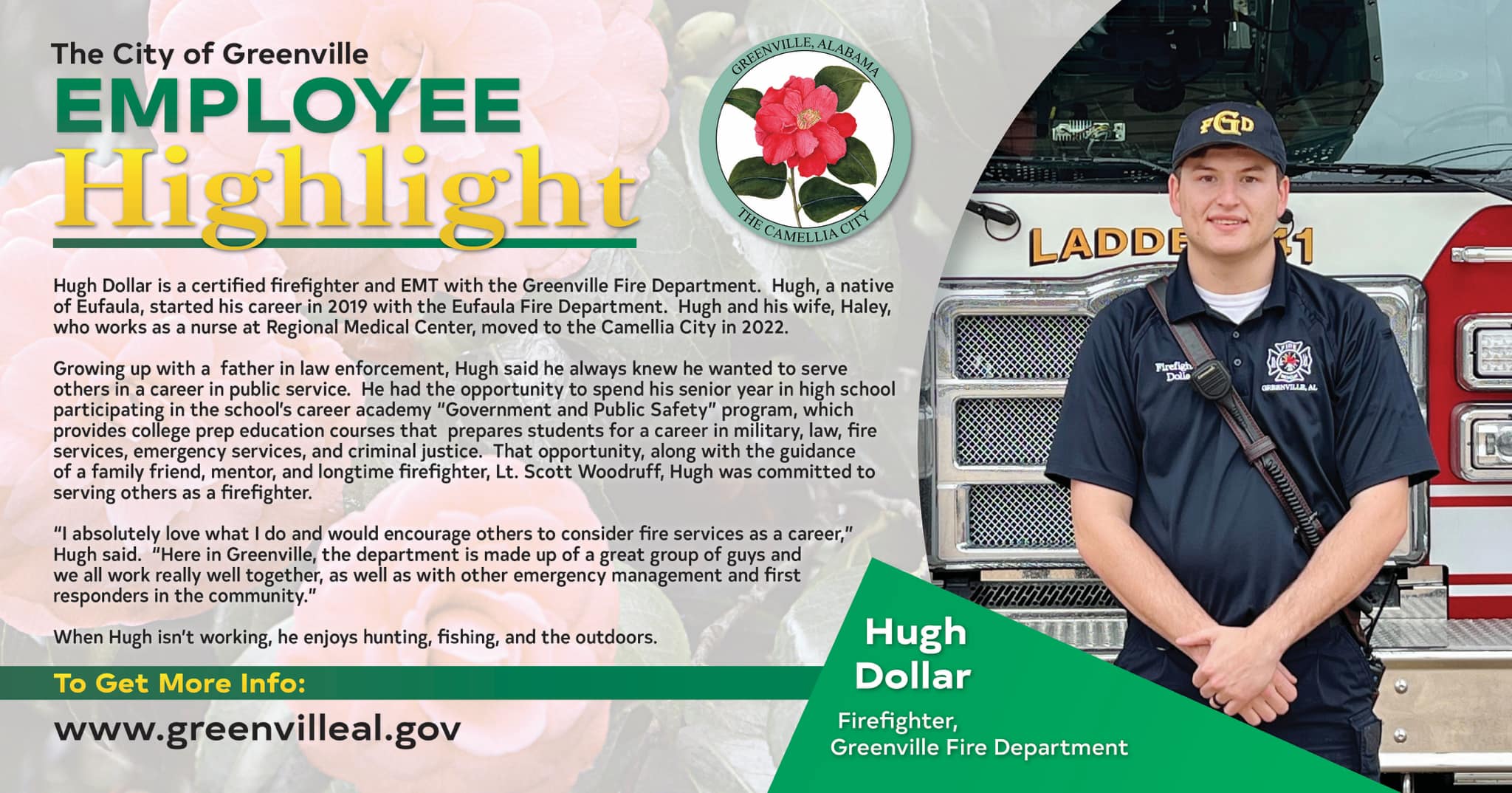 Hugh Dollar - Firefighter