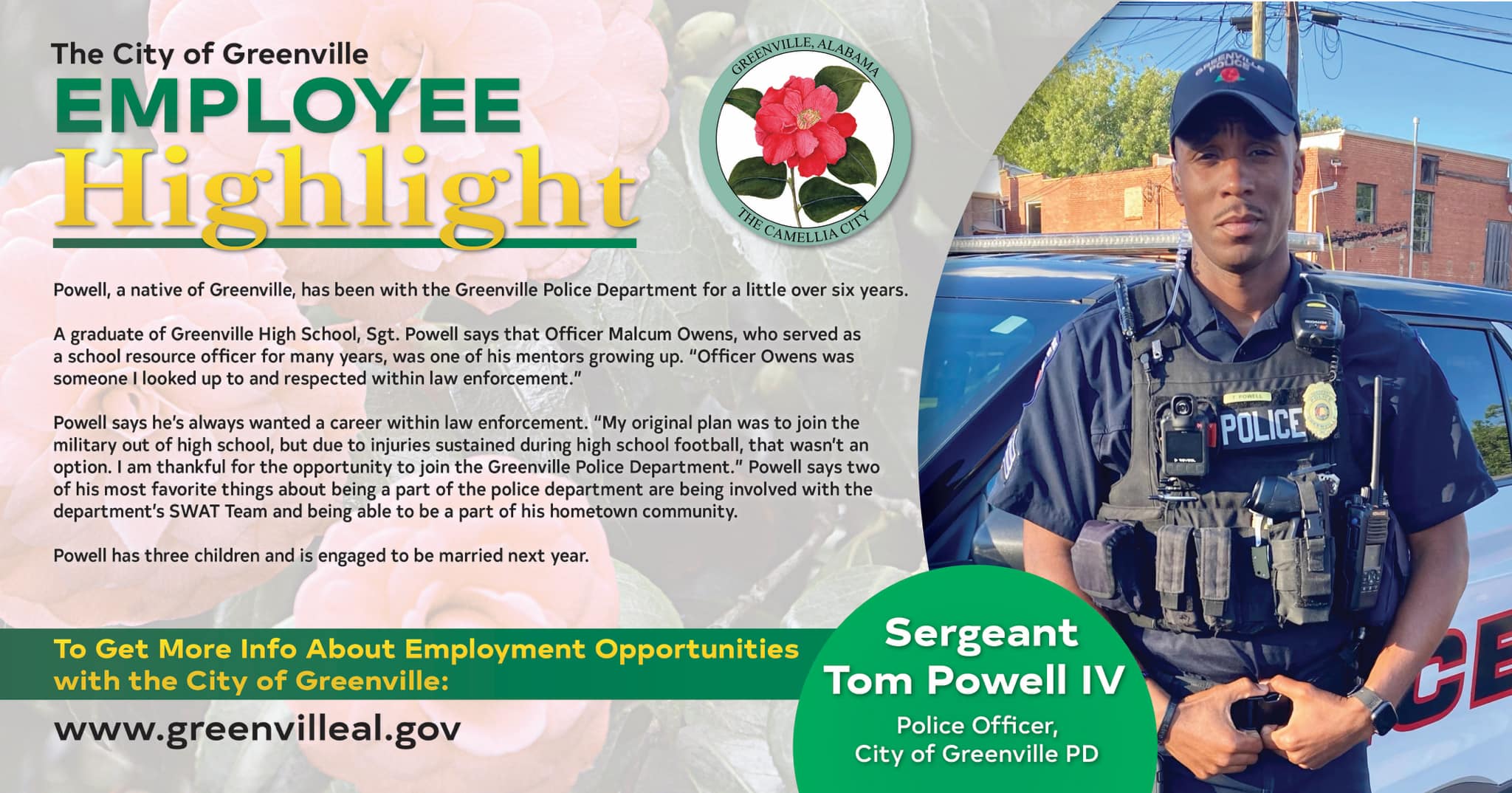 Tom Powell IV - Police Department