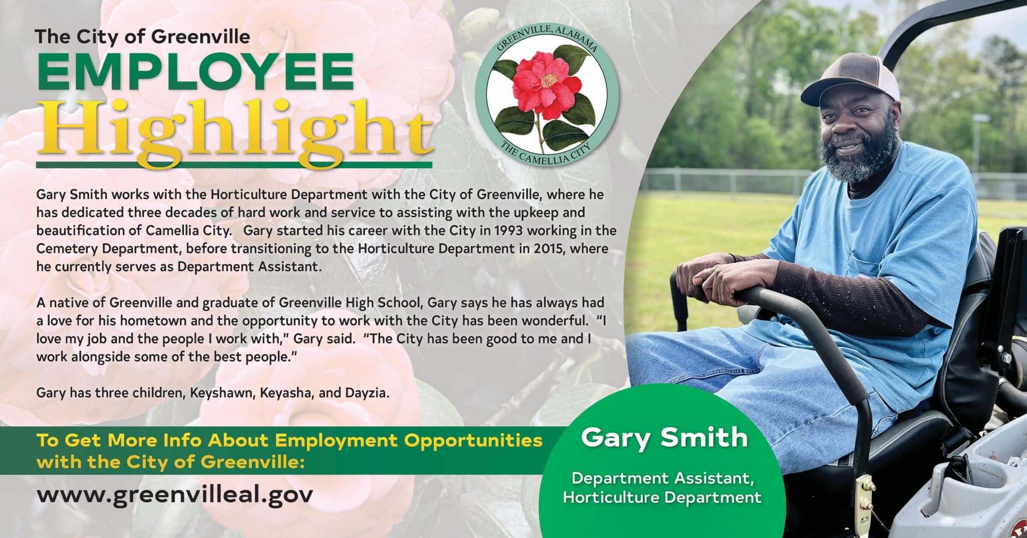 Gary Smith - Horticulture Department